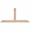 Ekena Millwork Portland Smooth Timber Gable Bracket, Douglas Fir, 48"W x 24"H x 3 1/2"D x 3 1/2"F, 12/12 Pitch GBW048X24X0404POR00SDF - alternate 1